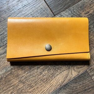 ~*~ Portland Leather Rancher Wallet Sunflower ~*~